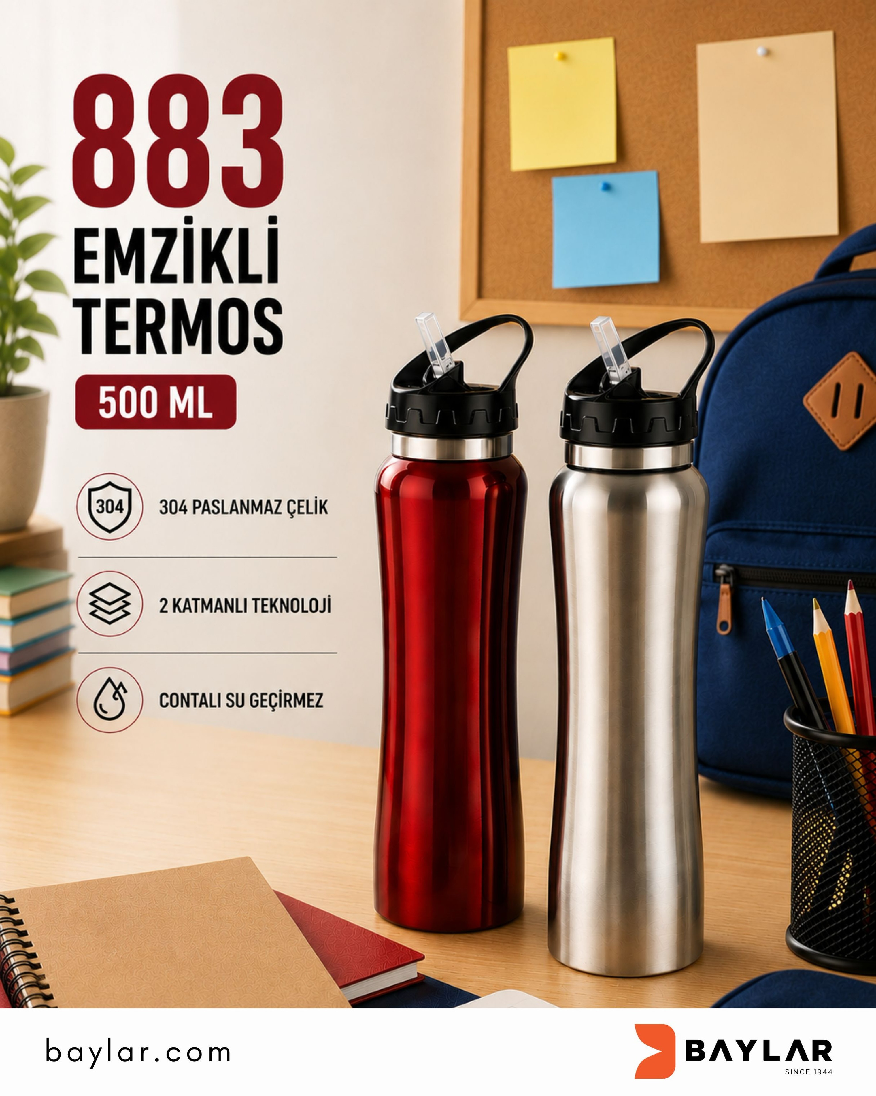 883 Emzikli Termos