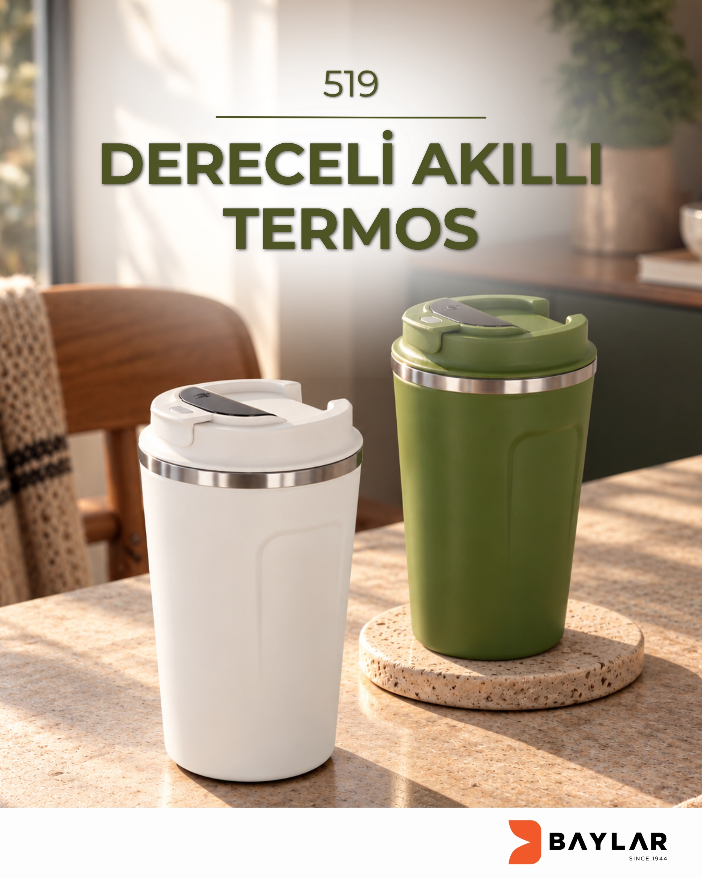519 Dereceli Akıllı Termos 380 ML
