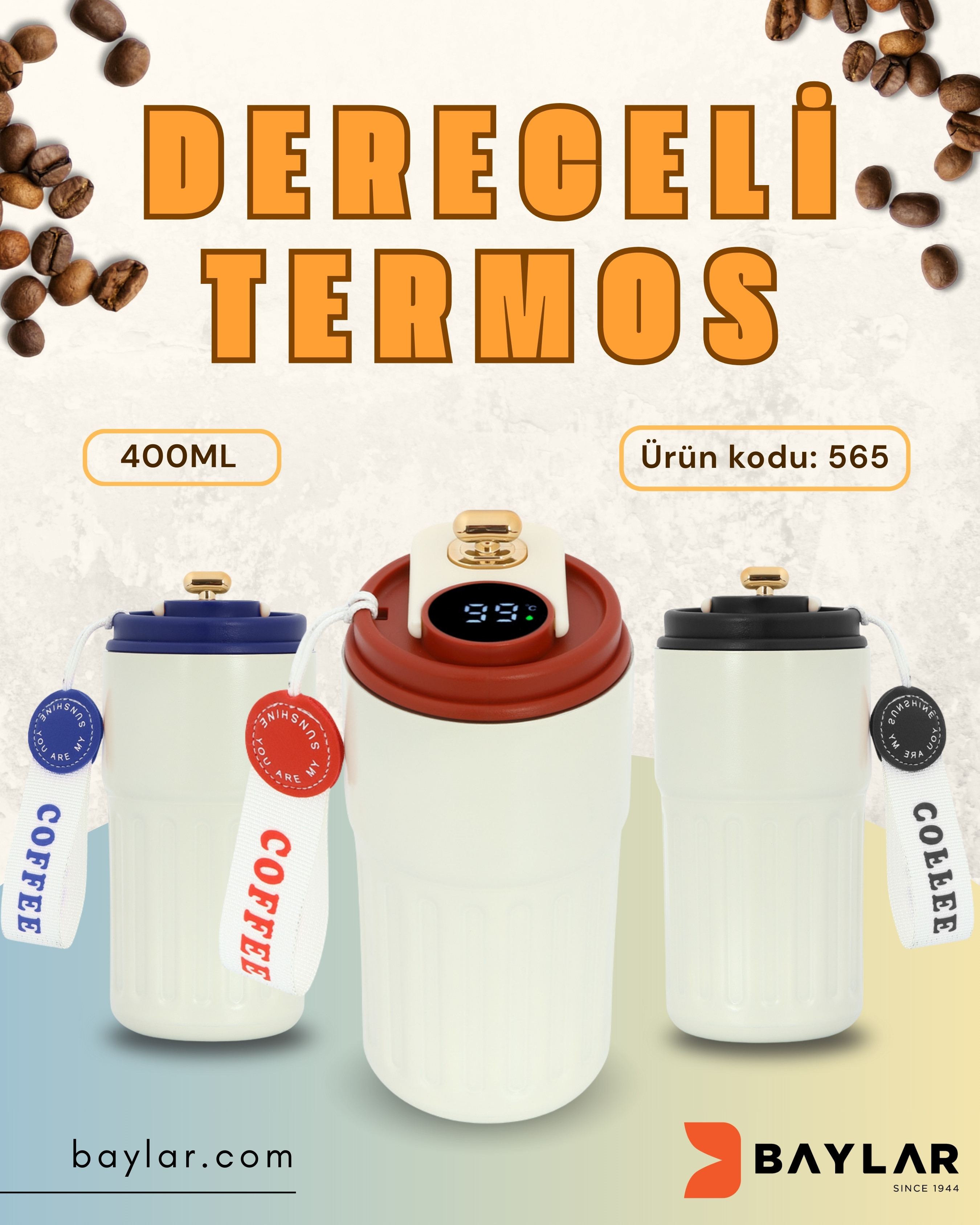 565 Dereceli Termos – 400 ml