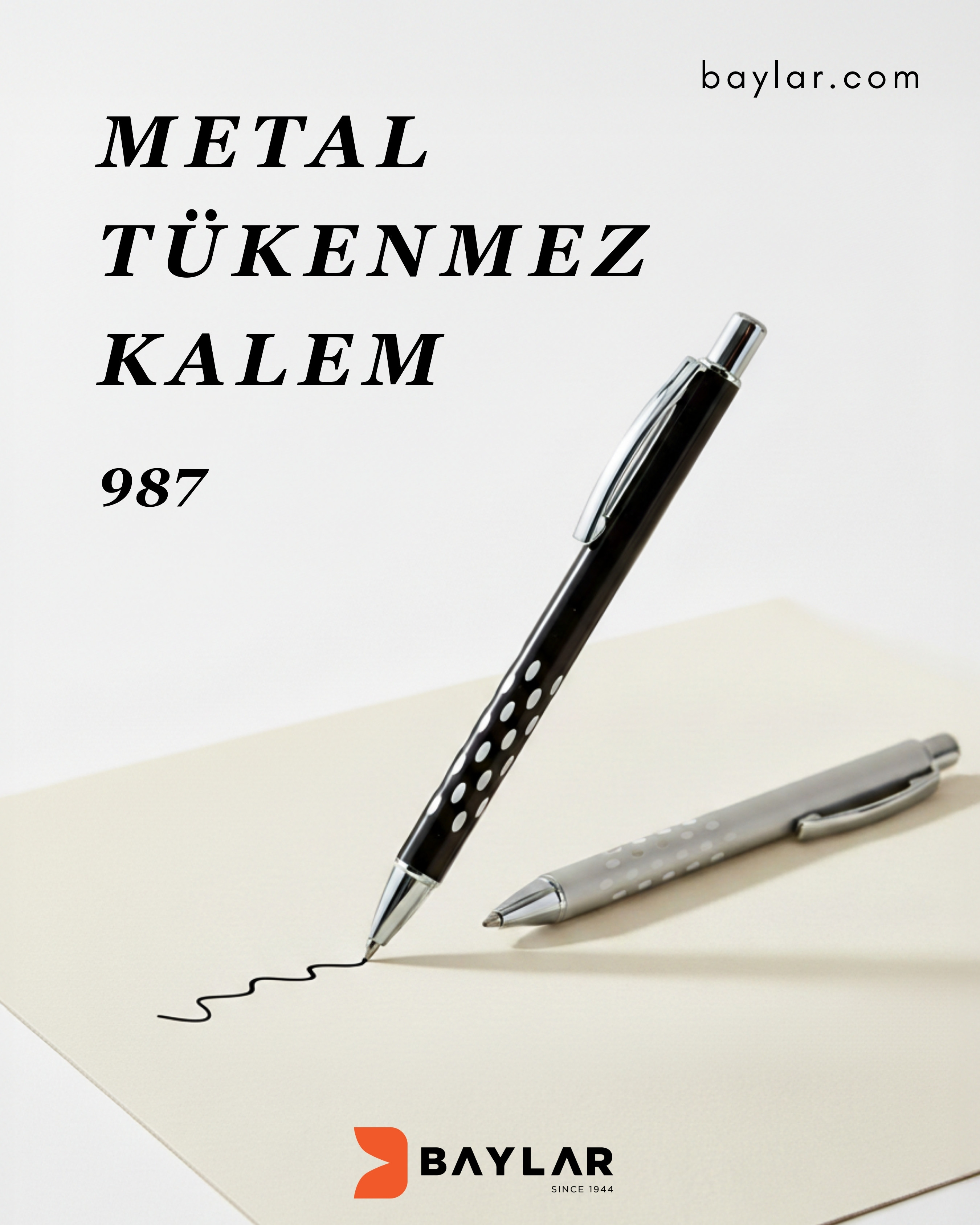 987 Metal Tükenmez Kalem