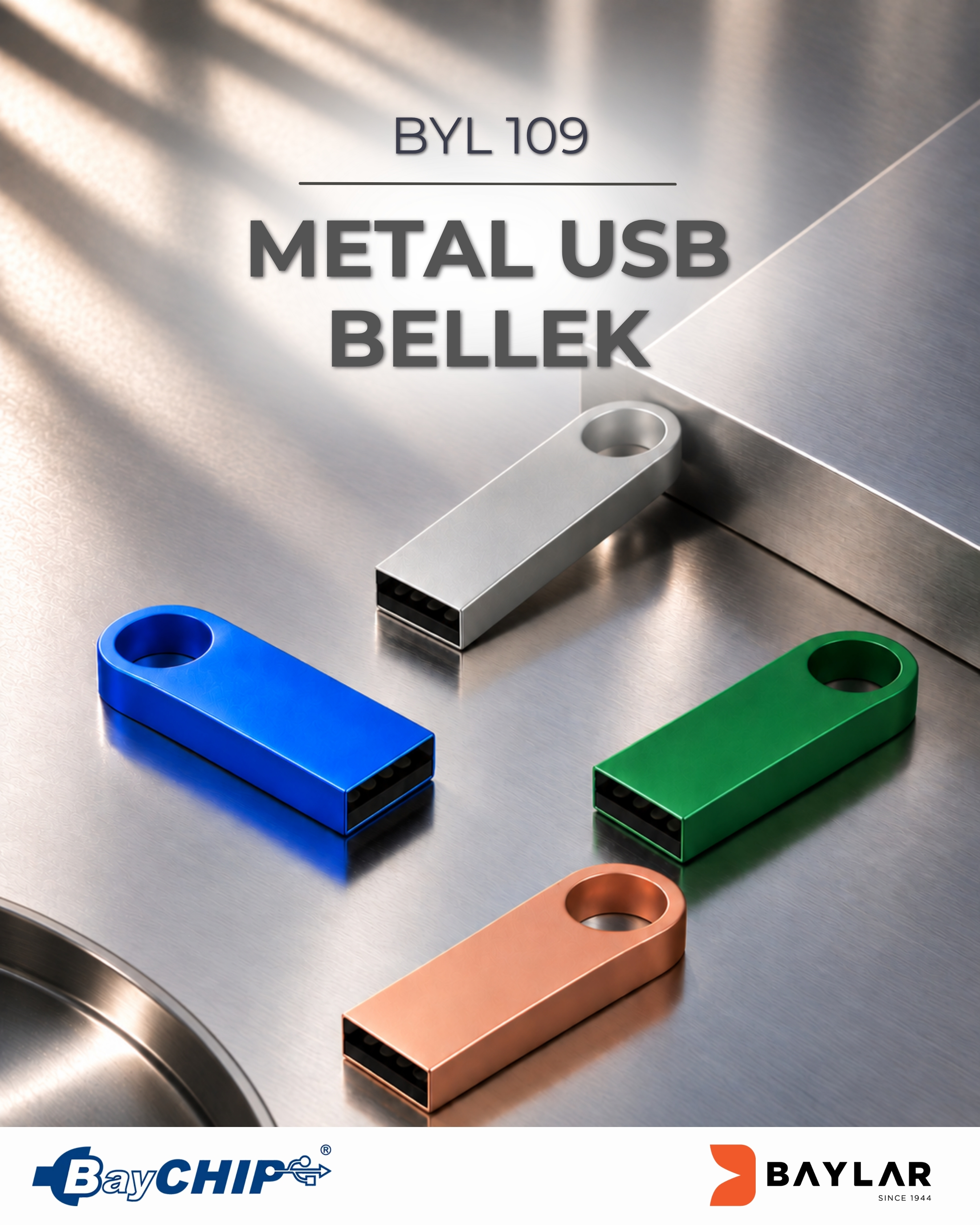 BYL 109 Metal USB Bellek
