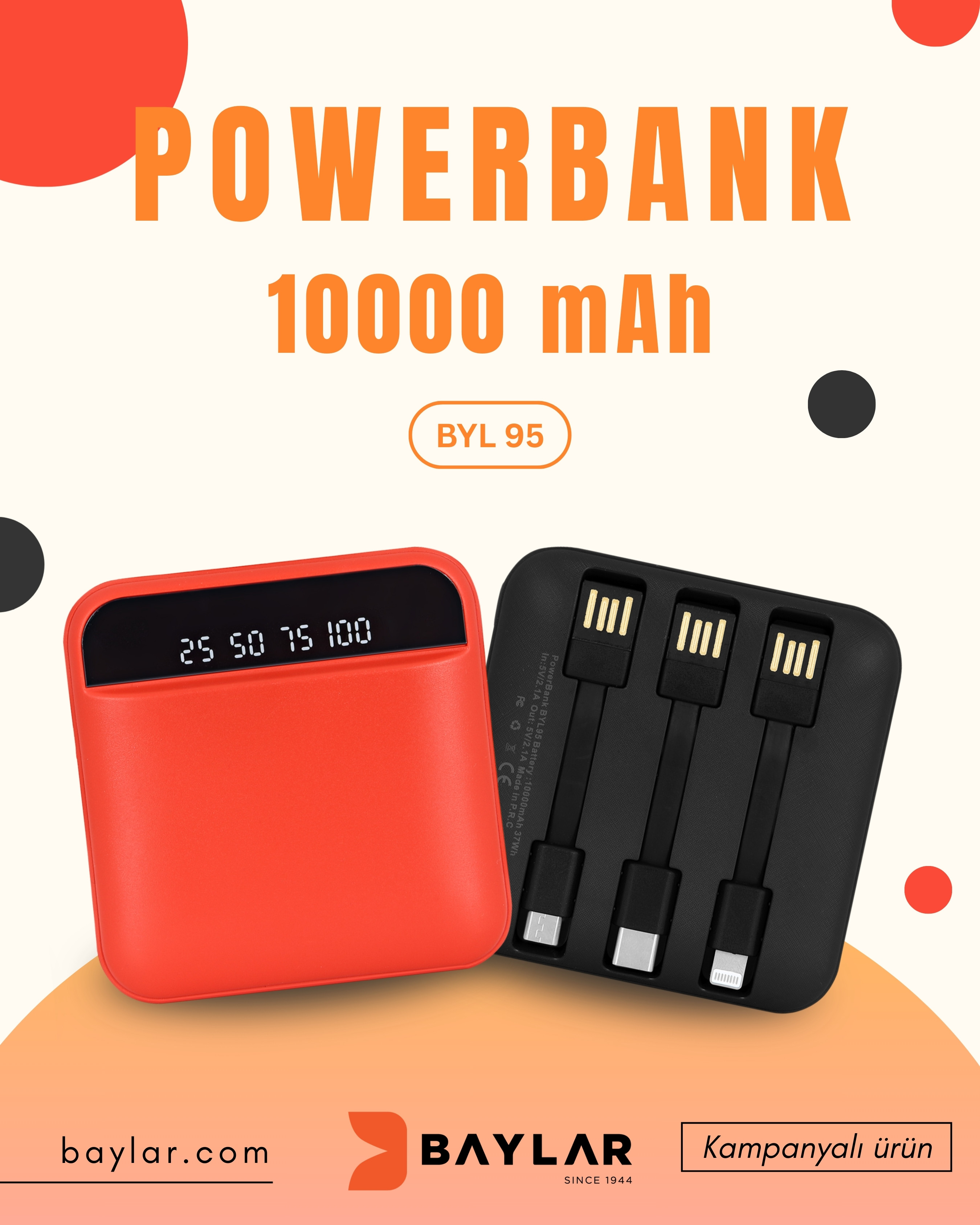 BYL 95 BayCHIP  Powerbank 10000 mAh