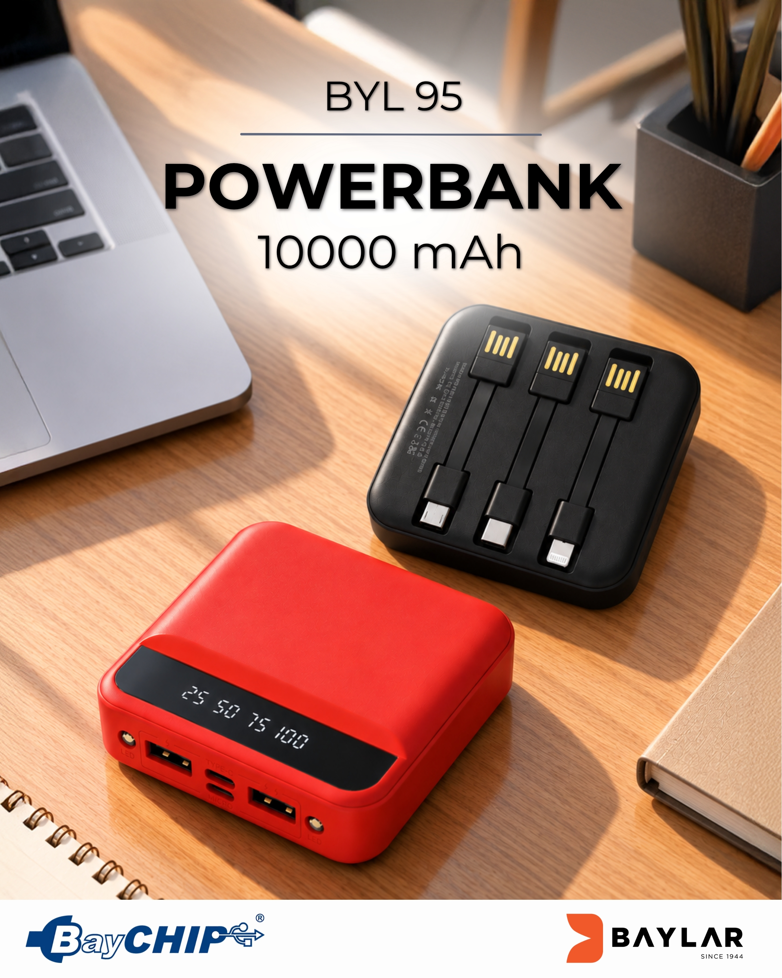 BYL 95 BayCHIP  Powerbank 10000 mAh