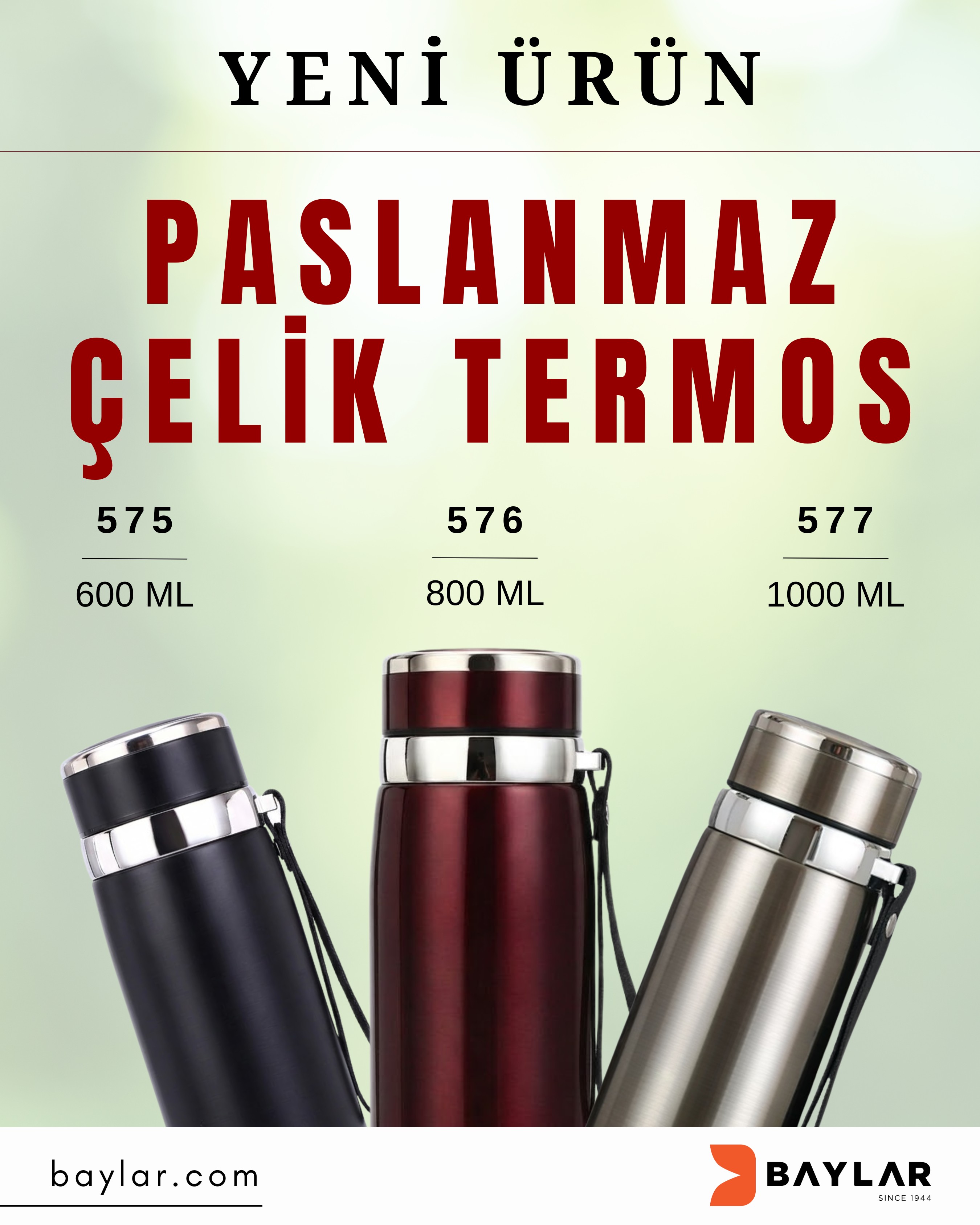 Paslanmaz Çelik Termos