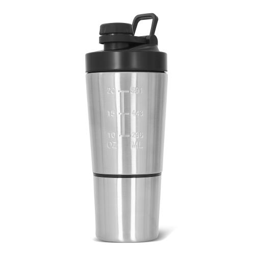 Çelik SHAKER Sporcu Suluğu Protein Shaker ve Smoothie Matarası ( 700 ml )